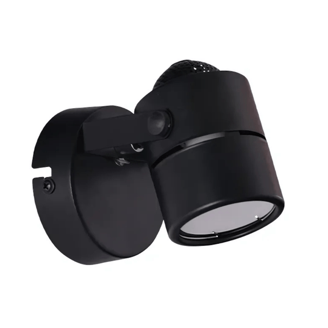 TKLD Wall & Sconce Lights Mane Black Rotatable Cylinder GU10 Spotlight Round Rose