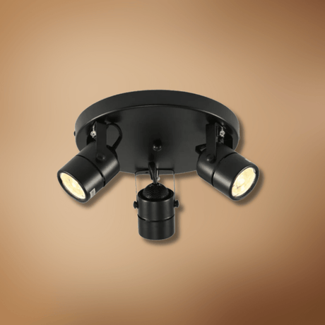 TKLD Wall & Sconce Lights Mane Black Rotatable Cylinder GU10 Spotlight Round Rose