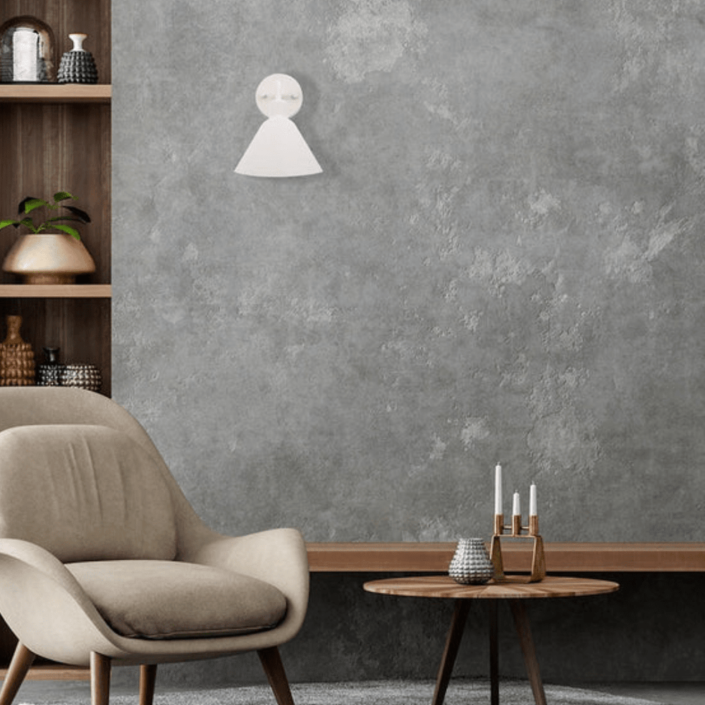 TKLD Wall & Sconce Lights Matte White Cone Wall Light E27 Fitting