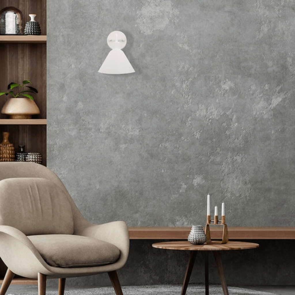 TKLD Wall & Sconce Lights Matte White Cone Wall Light E27 Fitting