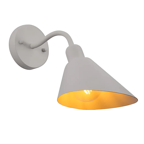 TKLD Wall & Sconce Lights Matte White Cone Wall Light E27 Fitting