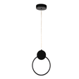 TKLD Pendant & Chandeliers Mavey Modern Nordic Circle Bedside LED Pendant Light Black CCT Changeble