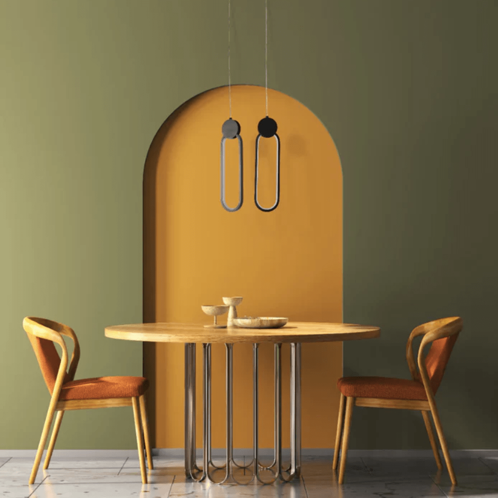 TKLD Pendant & Chandeliers Mavey Modern Nordic Loop Bedside LED Pendant Light Black CCT Changeble