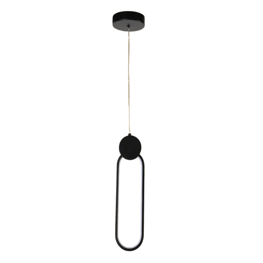 TKLD Pendant & Chandeliers Mavey Modern Nordic Loop Bedside LED Pendant Light Black CCT Changeble