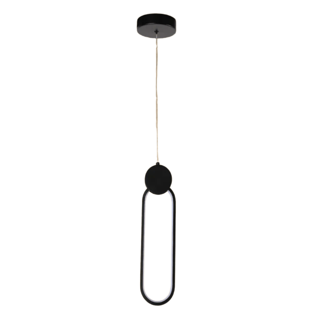 TKLD Pendant & Chandeliers Mavey Modern Nordic Loop Bedside LED Pendant Light Black CCT Changeble