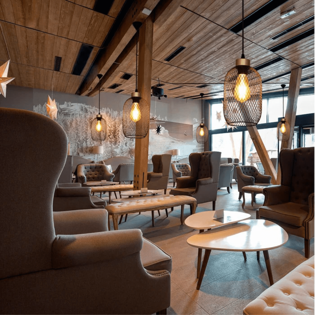 TKLD Pendant & Chandeliers Mesh Black Cage Lantern Metal E27 Pendant Ceiling Light - D155mm