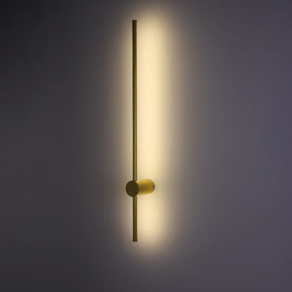 TKLD Wall & Sconce Lights Minimalist Black or Gold Linear Wall Sconce Light