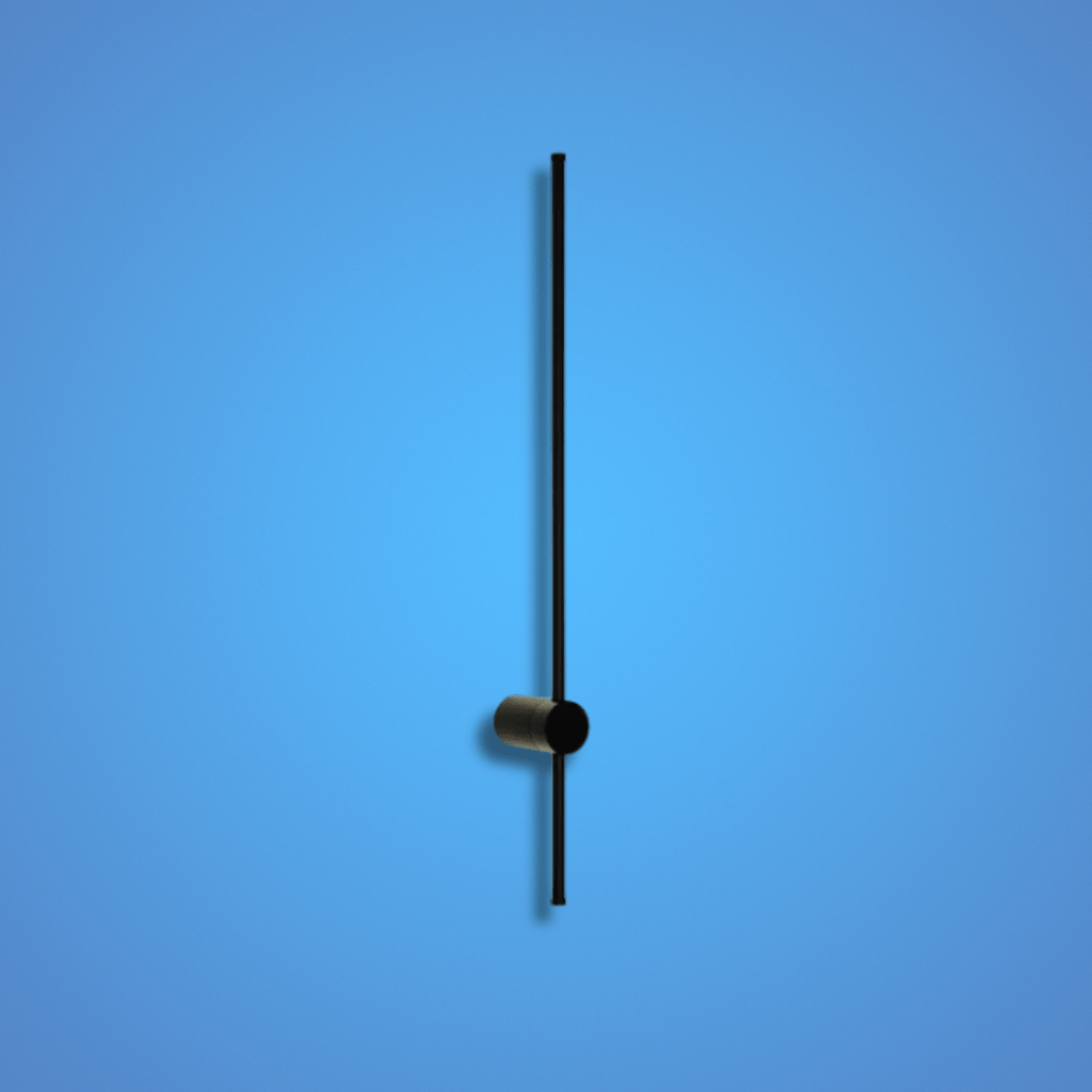 TKLD Wall & Sconce Lights Minimalist Black or Gold Linear Wall Sconce Light