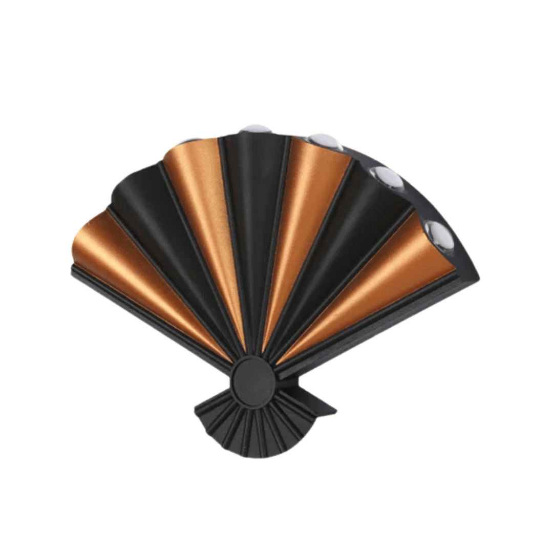 TKLD Wall & Sconce Lights Modern Black Folding Fan 8 way LED Wall Light - 8W