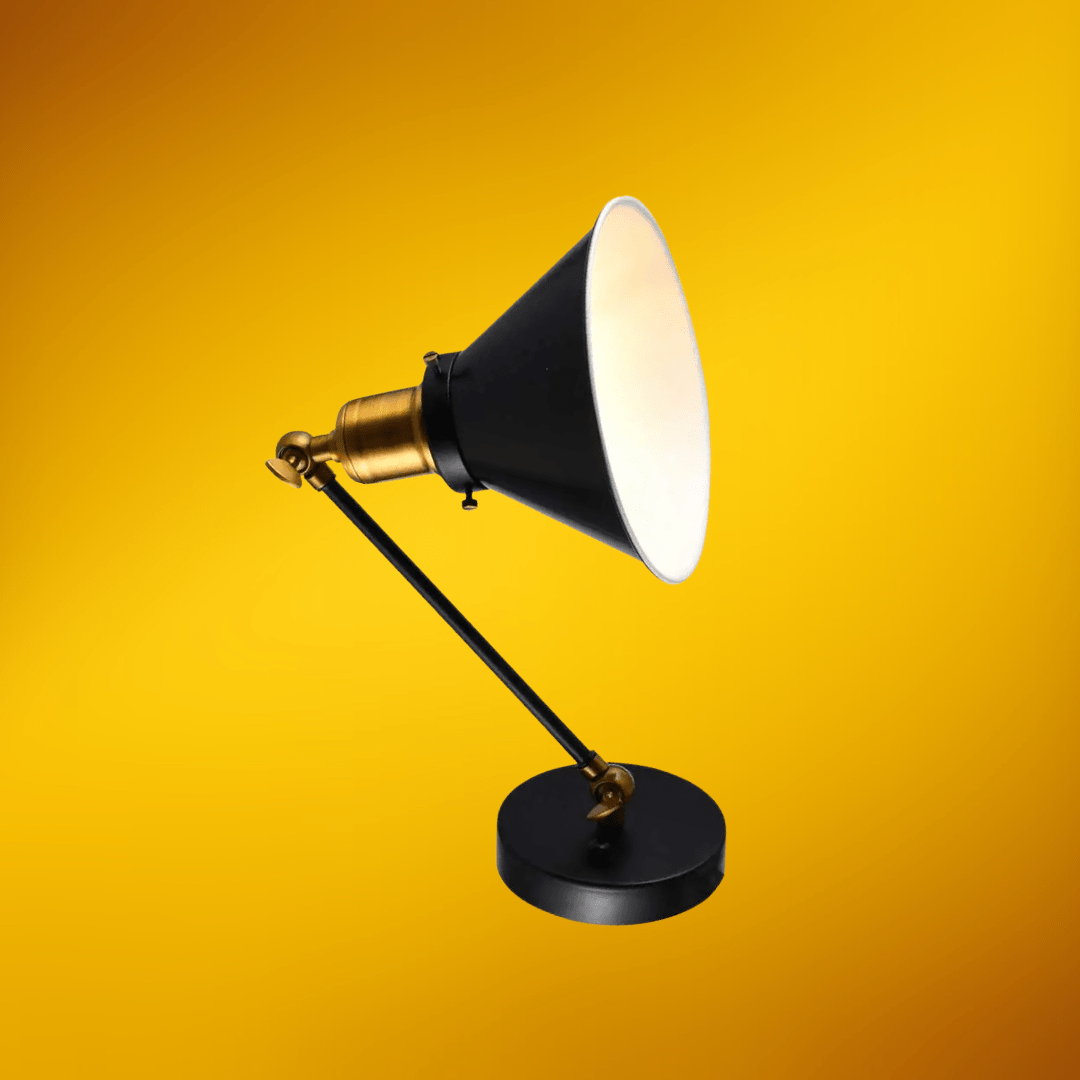 TKLD Pendant & Chandeliers Modern Conical Shaped 40W Black Corner Wall Light - MB66783-1