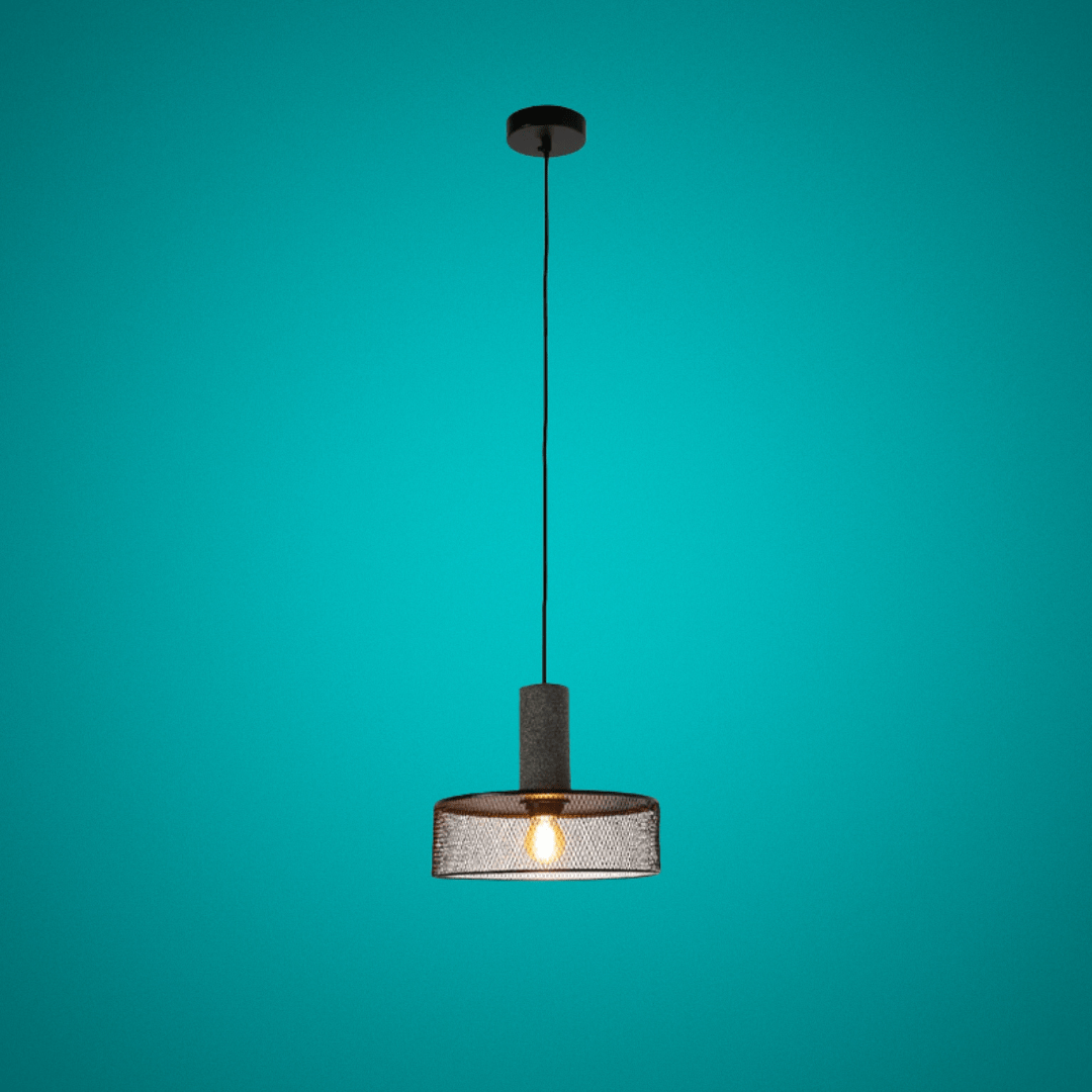 TKLD Pendant & Chandeliers Modern Elliptic Cylinder Shape Concrete Textured Pendant Light - 40W