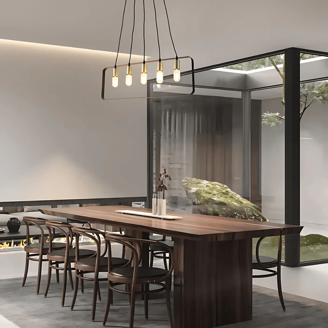 TKLD Ceiling Lights Modern Minimalist 2D Island Chandelier Light - 40W