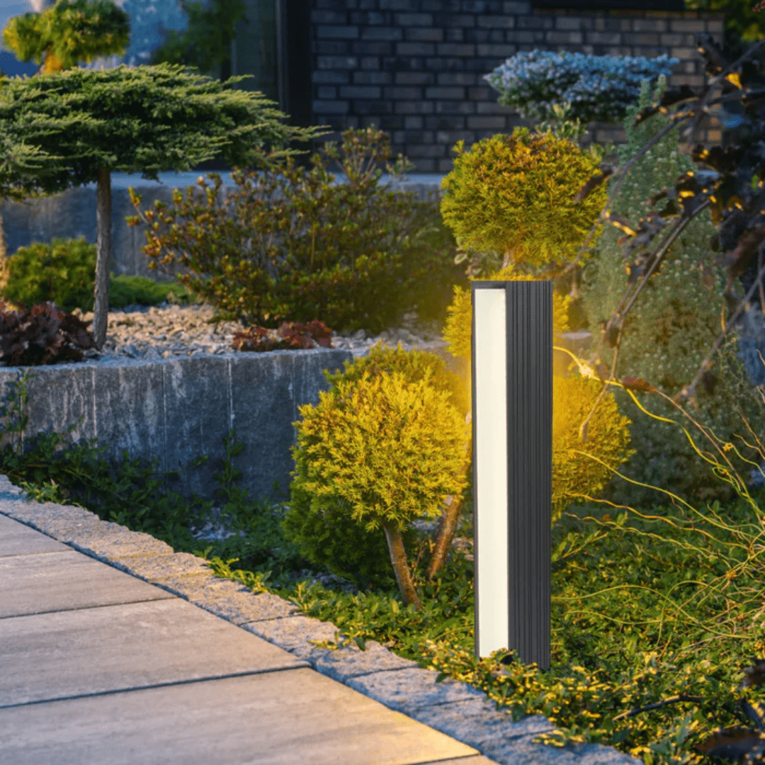 TKLD Outdoor Lighting Monolith LED Outdoor Pathway Bollard Lawn Light - 20W