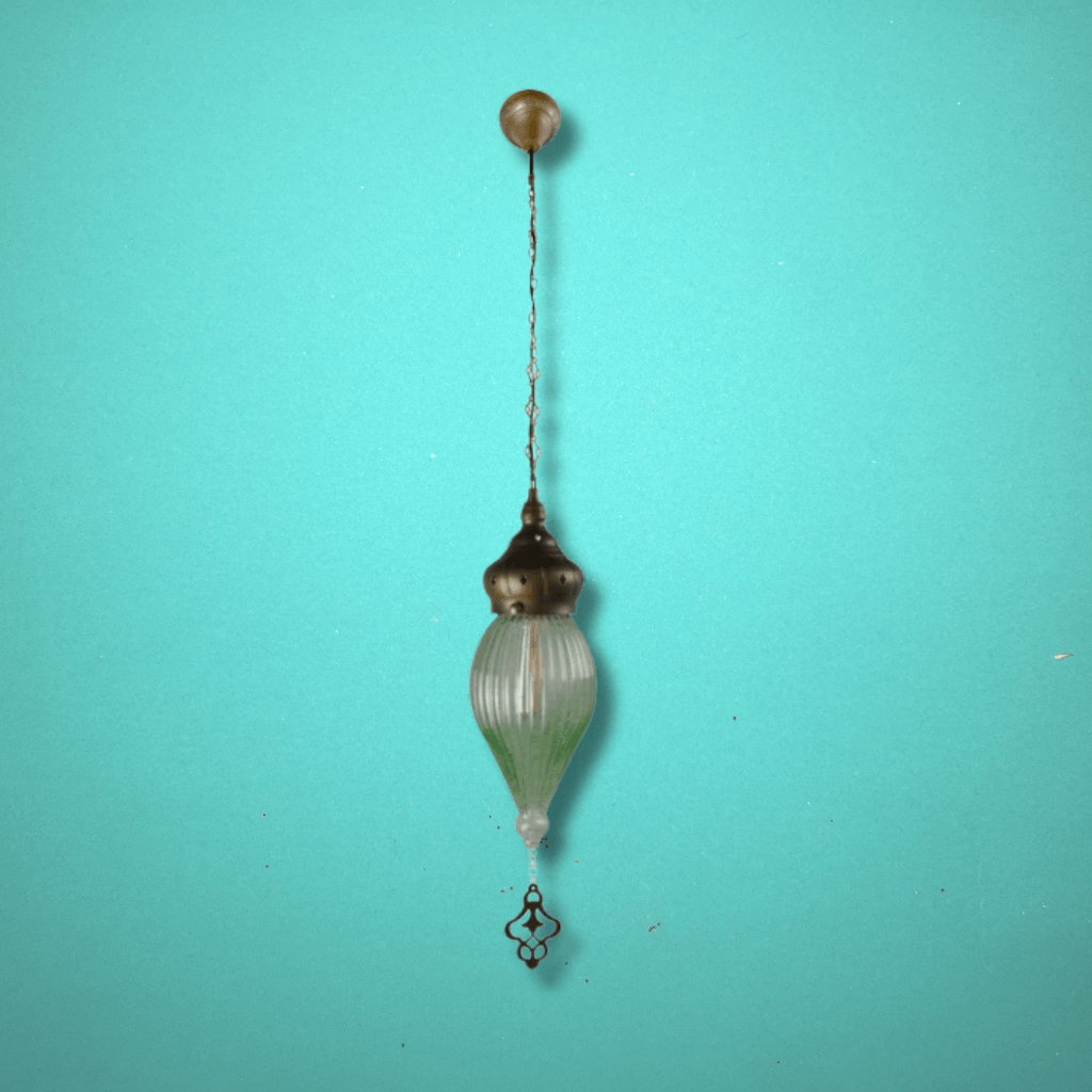 TKLD Pendant & Chandeliers Moroccan Style Antique Brass Glass Oriental E27 Ceiling Pendant Light