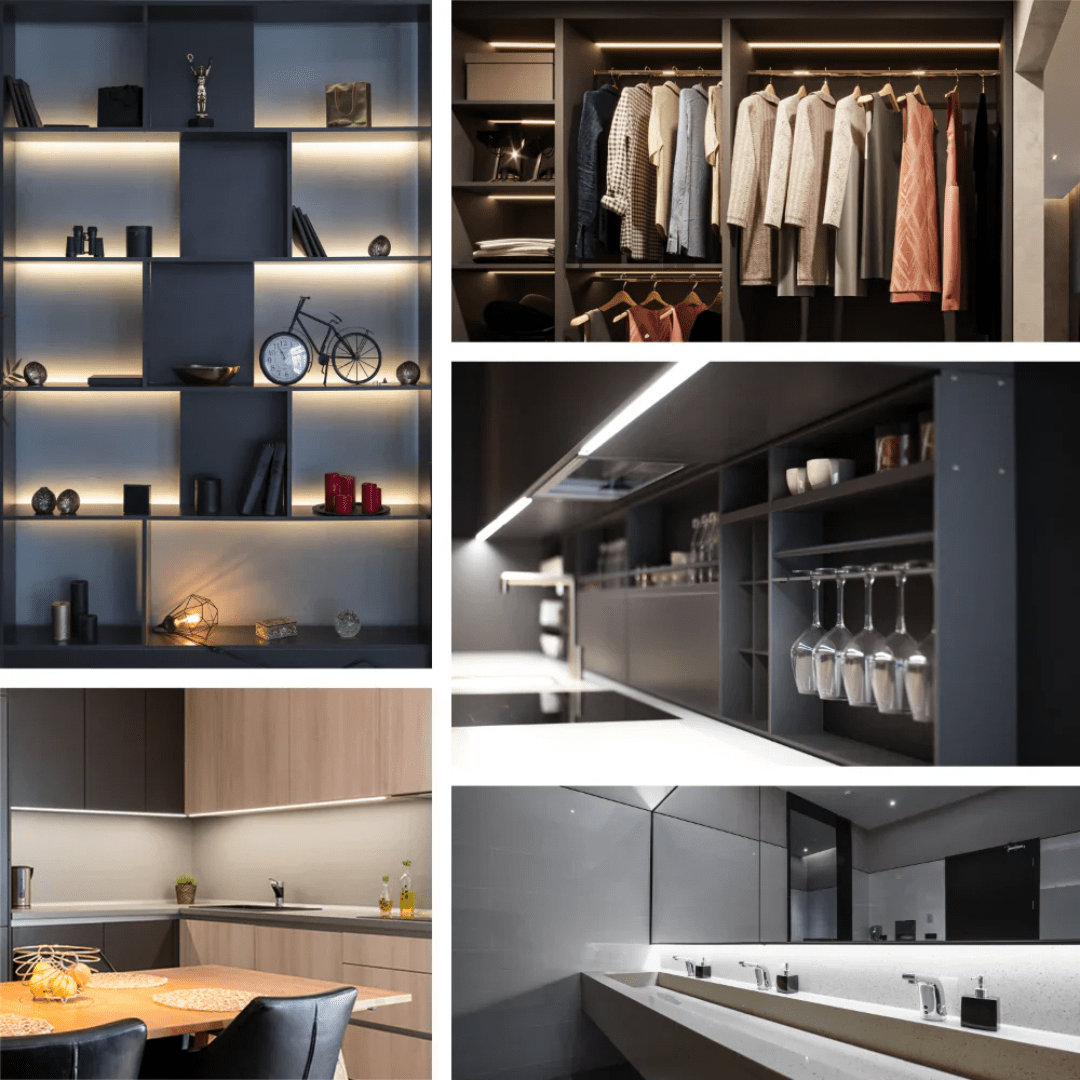 TKLD Pendant & Chandeliers Motion Sensor Wireless 2W/3W 4000K Led Cabinet Light with Rechargeable Battery - 40/60cm