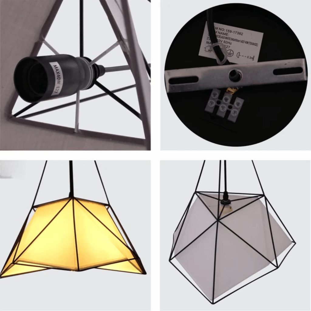 TKLD Pendant & Chandeliers Murcielago Metal E27 Pendant Ceiling Light - 460mm