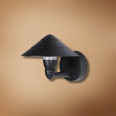 TKLD Wall & Sconce Lights Mushroom Black Cone Modern LED Outdoor Lantern Wall Light