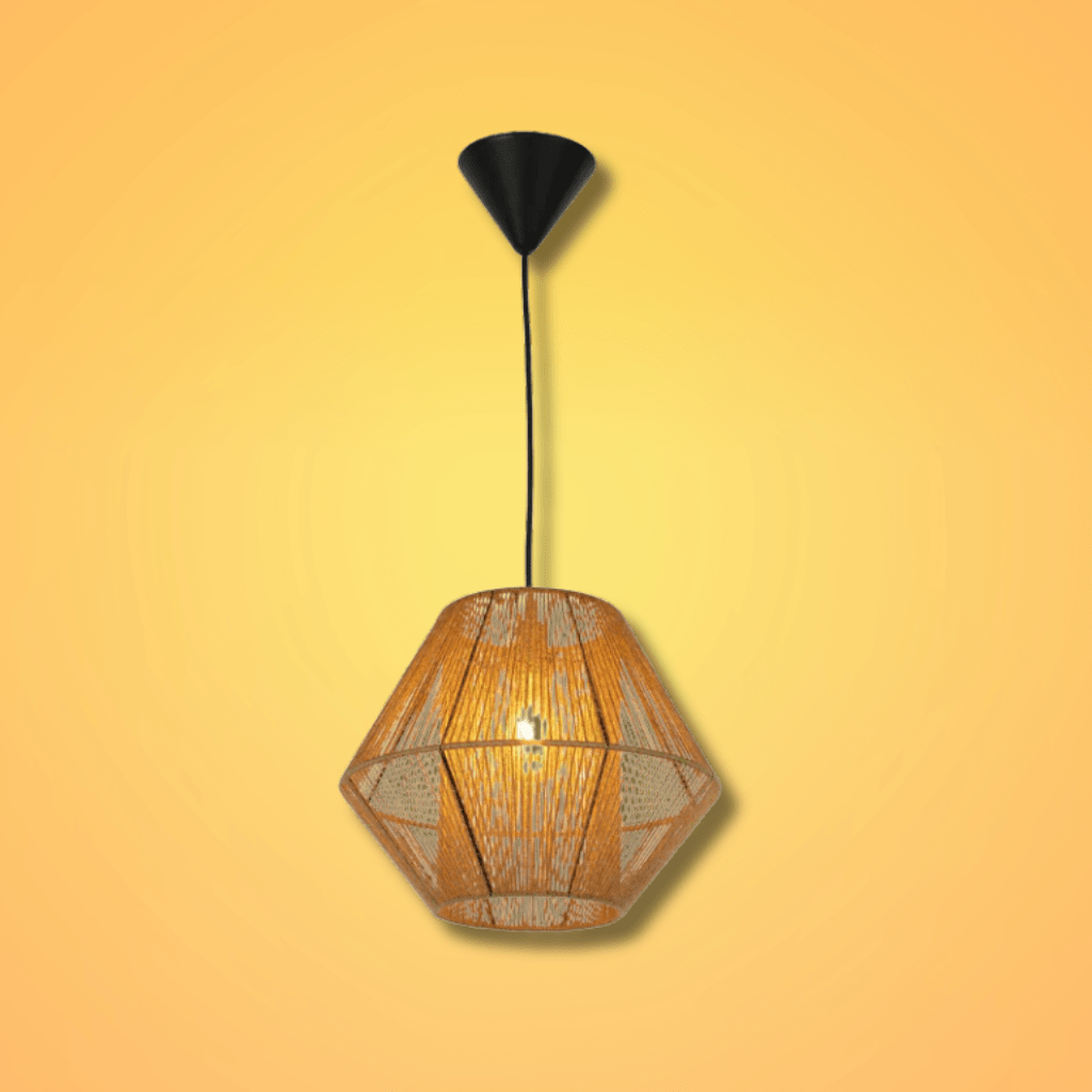 TKLD Pendant & Chandeliers Natural Jute Light Shade Pendant Ceiling Light - D300mm