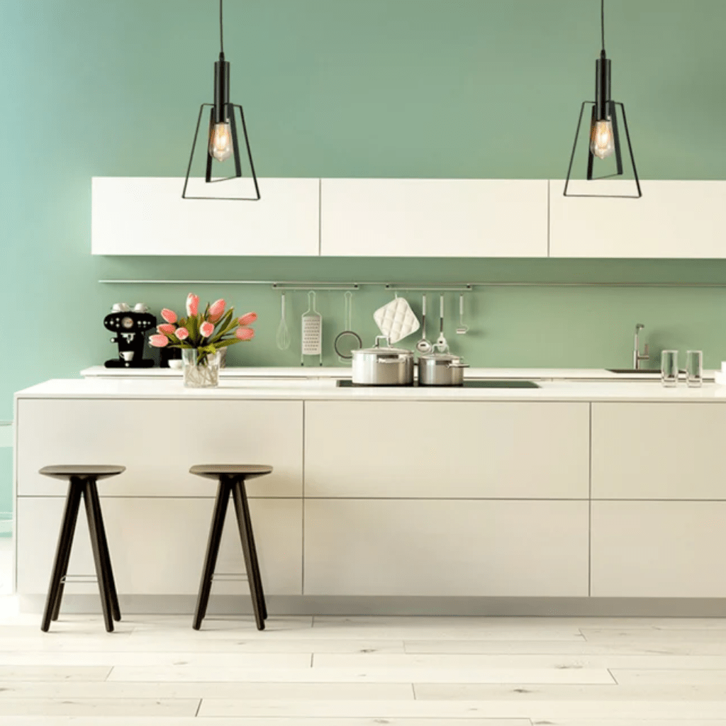 TKLD Pendant & Chandeliers Nordic Black Cage E27 Pendant Ceiling Light