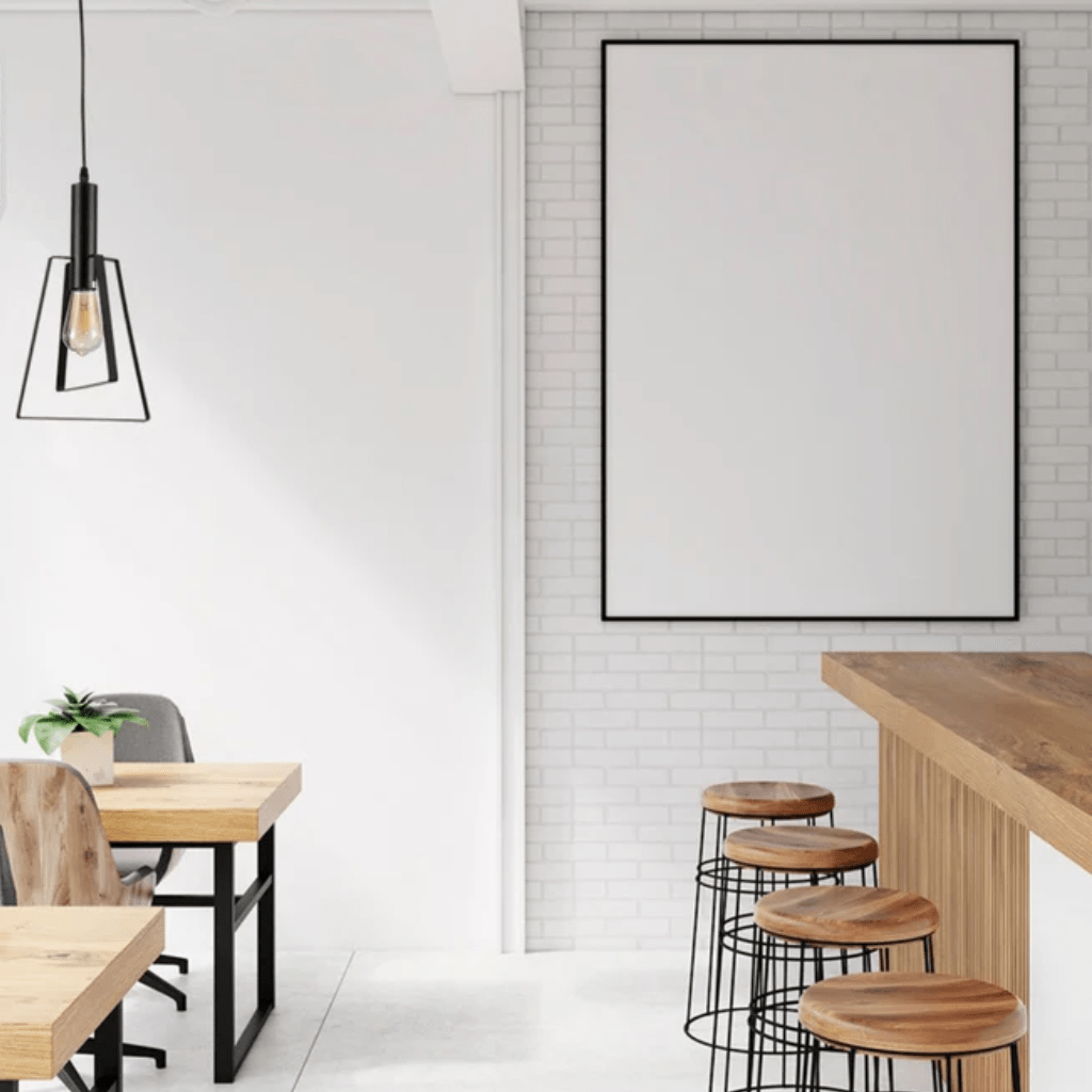 TKLD Pendant & Chandeliers Nordic Black Cage E27 Pendant Ceiling Light