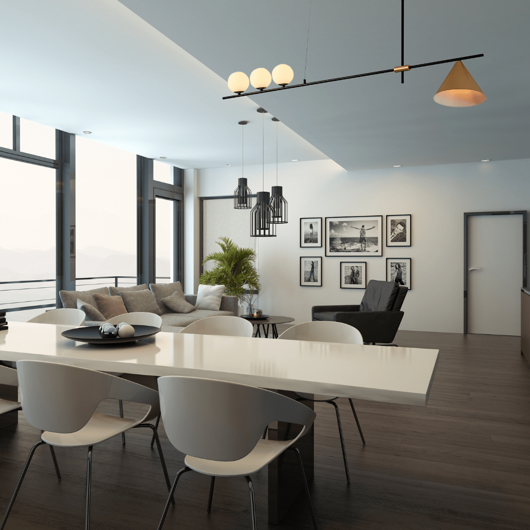 TKLD Ceiling Lights Nordic Gold Funnel 4 Lamp Island Chandelier Ceiling Light - 40W