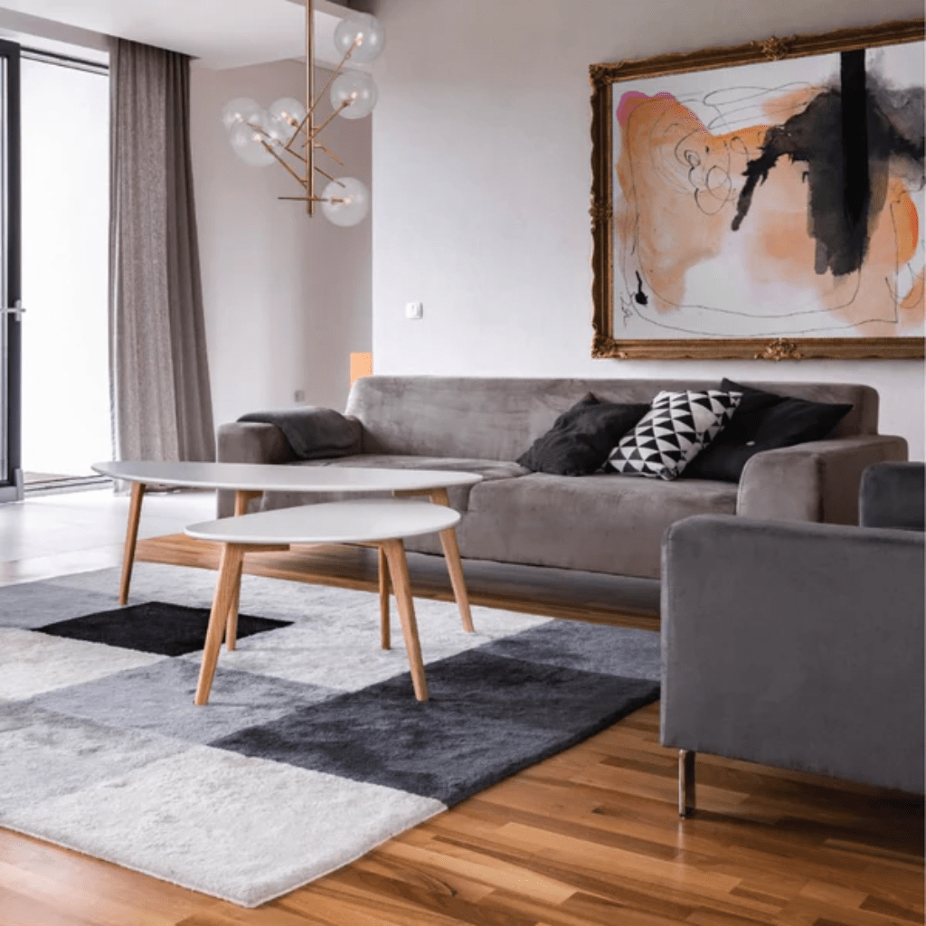 TKLD Pendant & Chandeliers Nordic Sputnik Metal Clear Glass Globe 6xG4 Modern Chandelier Ceiling Light