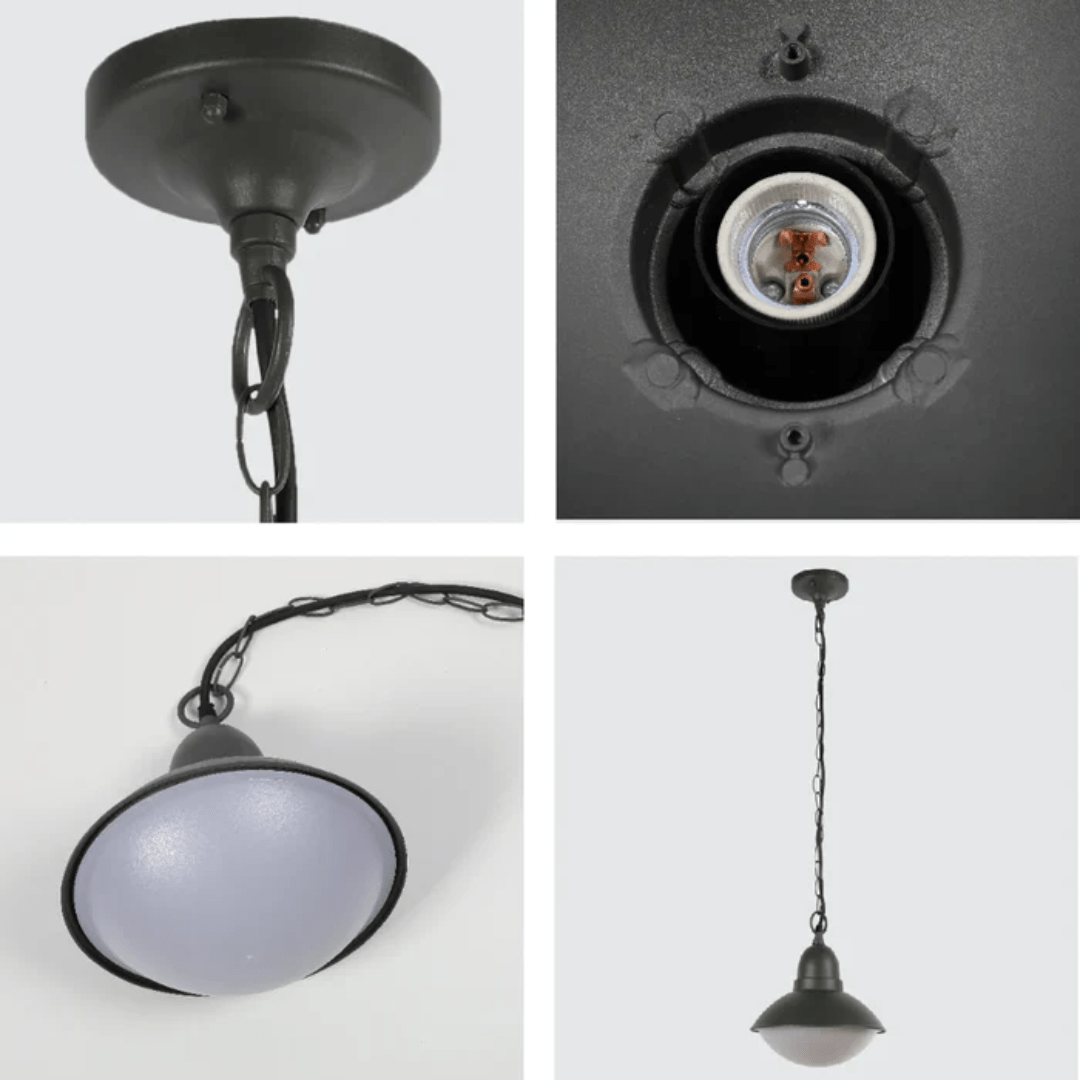 TKLD Pendant & Chandeliers Norman Dark Grey E27 Outdoor Pendant Lamp - 40W