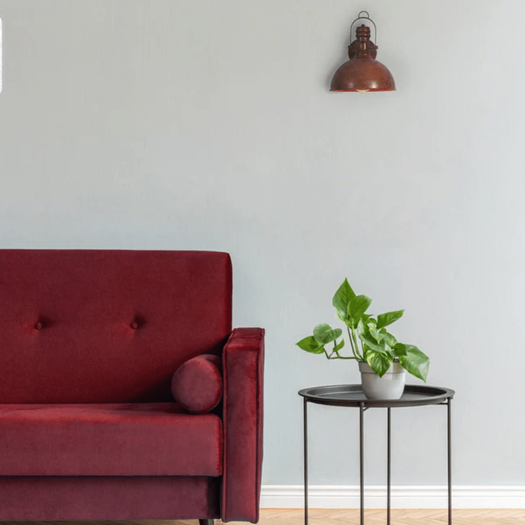 TKLD Wall & Sconce Lights Old Brown Metal Dome Wall Light E27 Fitting