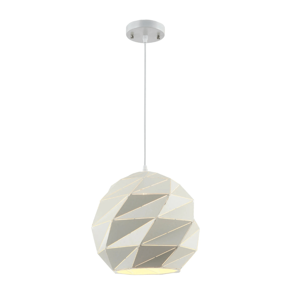 TKLD Pendant & Chandeliers Origami Metal Laser Cut Globe Pendant Ceiling Light - 150-18262