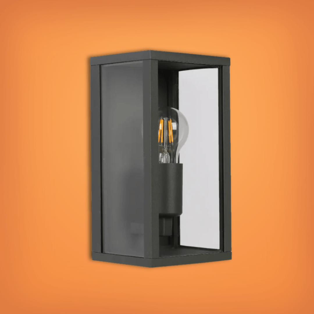 TKLD Wall & Sconce Lights Oxford Dark Grey Box E27 Outdoor Lantern Wall Light - 40W