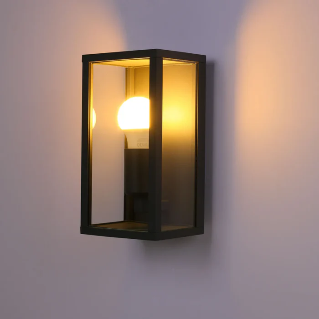 TKLD Wall & Sconce Lights Oxford Dark Grey Box E27 Outdoor Lantern Wall Light - 40W