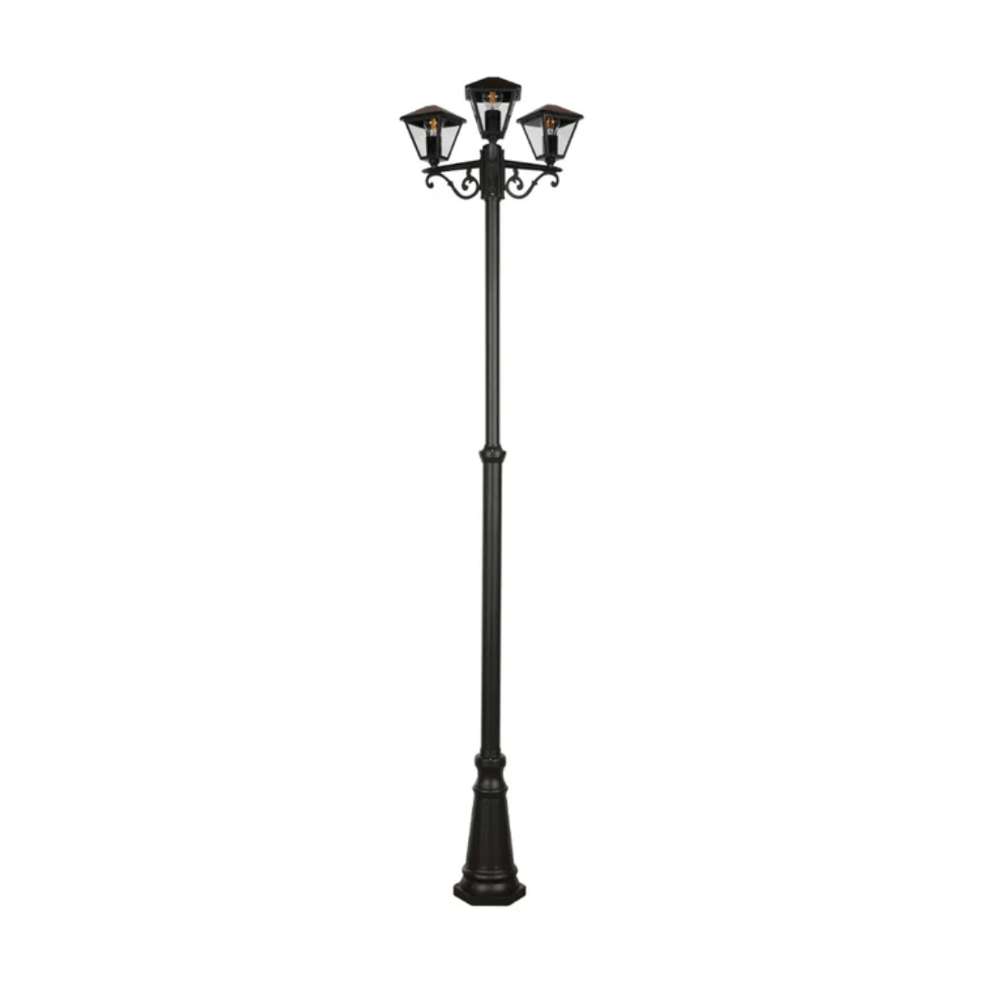 TKLD Pendant & Chandeliers Paravento Black Outdoor Garden Pathway Lamp Post - 3 X 40W