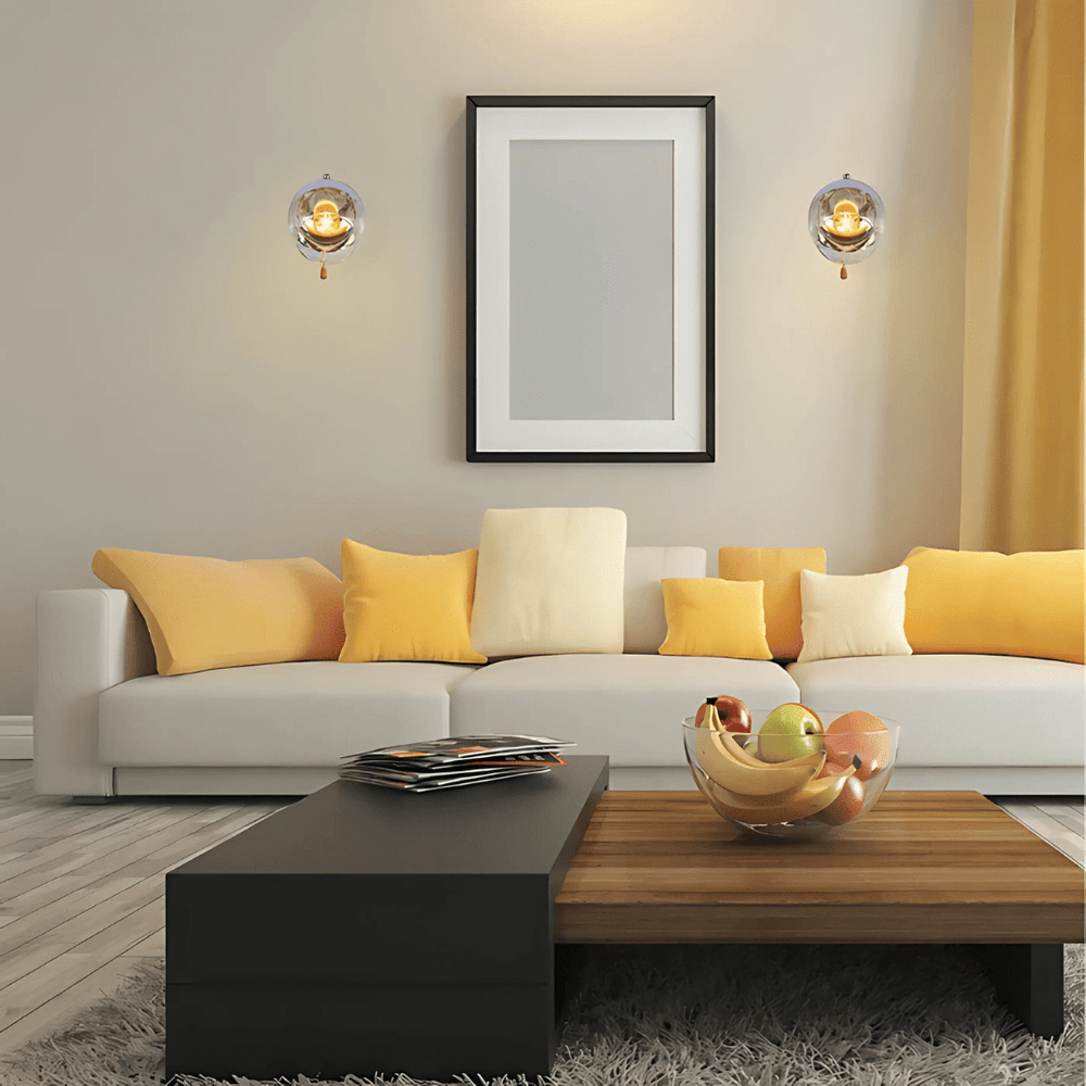 TKLD Wall & Sconce Lights Partial Mirror Cone Glass Wall Light - 40W