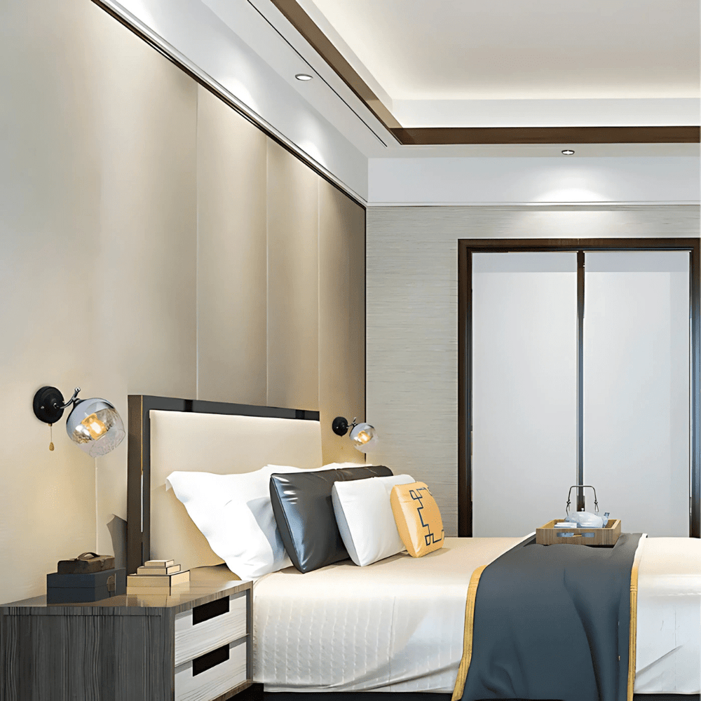 TKLD Wall & Sconce Lights Partial Mirror Cone Glass Wall Light - 40W