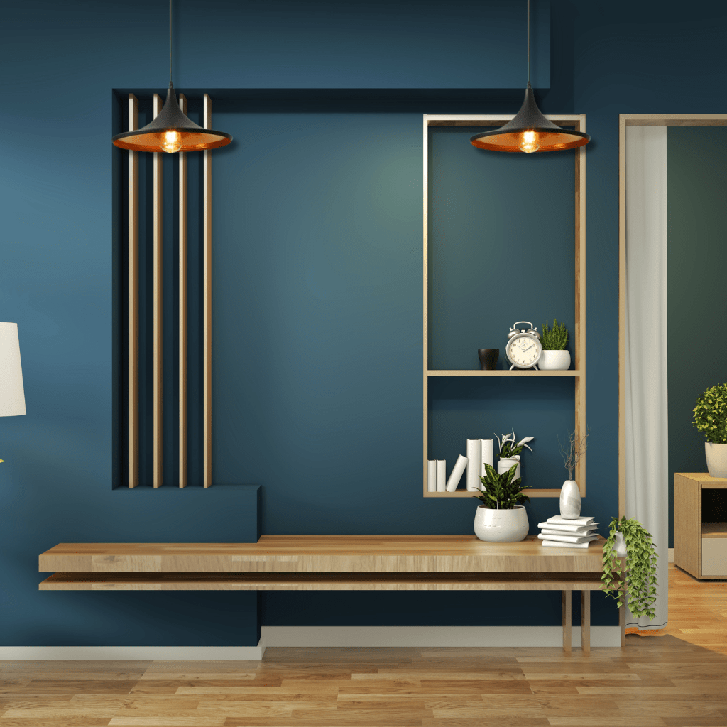 TKLD Pendant & Chandeliers Penn Orient Flat Black Gold Metal E27 Pendant Ceiling Light