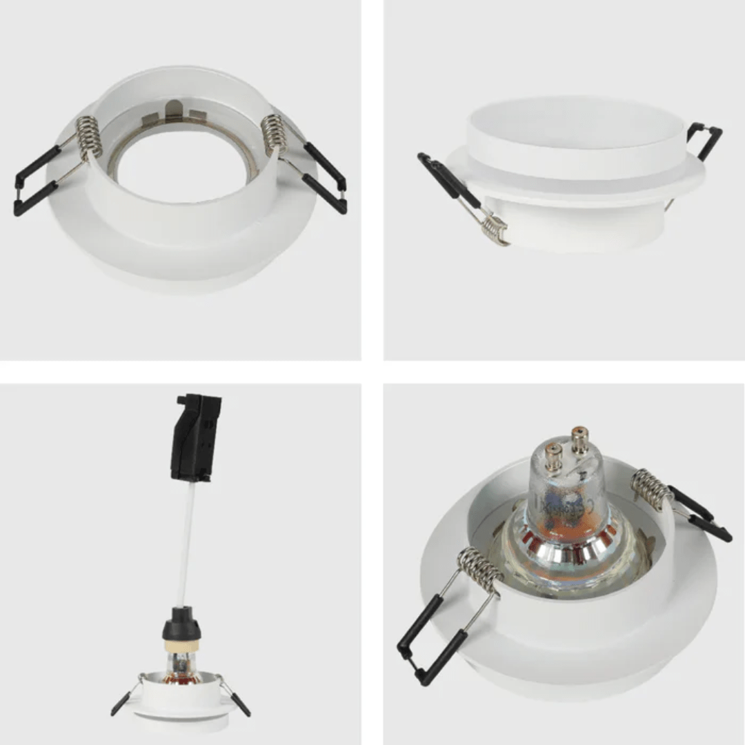 TKLD Ceiling Lights Recessed Aluminium Downlight Dual-Tone Acrylic With Colour Matched Trim - GU10