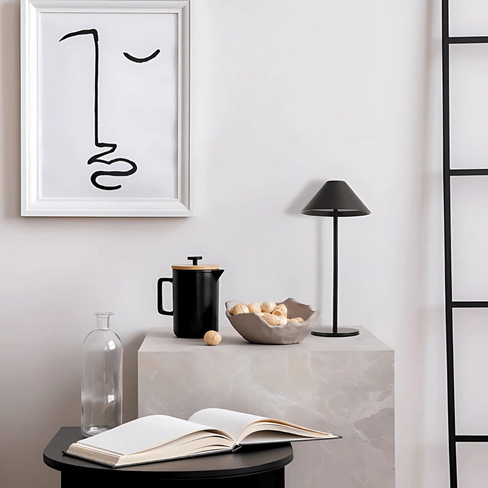 TKLD Table & Floor Lamps Rechargeable Dual-Source Cone LED Lamp - 1.5W