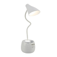 TKLD Table & Floor Lamps Rechargeable Gooseneck Desk Lamp with Cone Head and Pencil Holder - 6W
