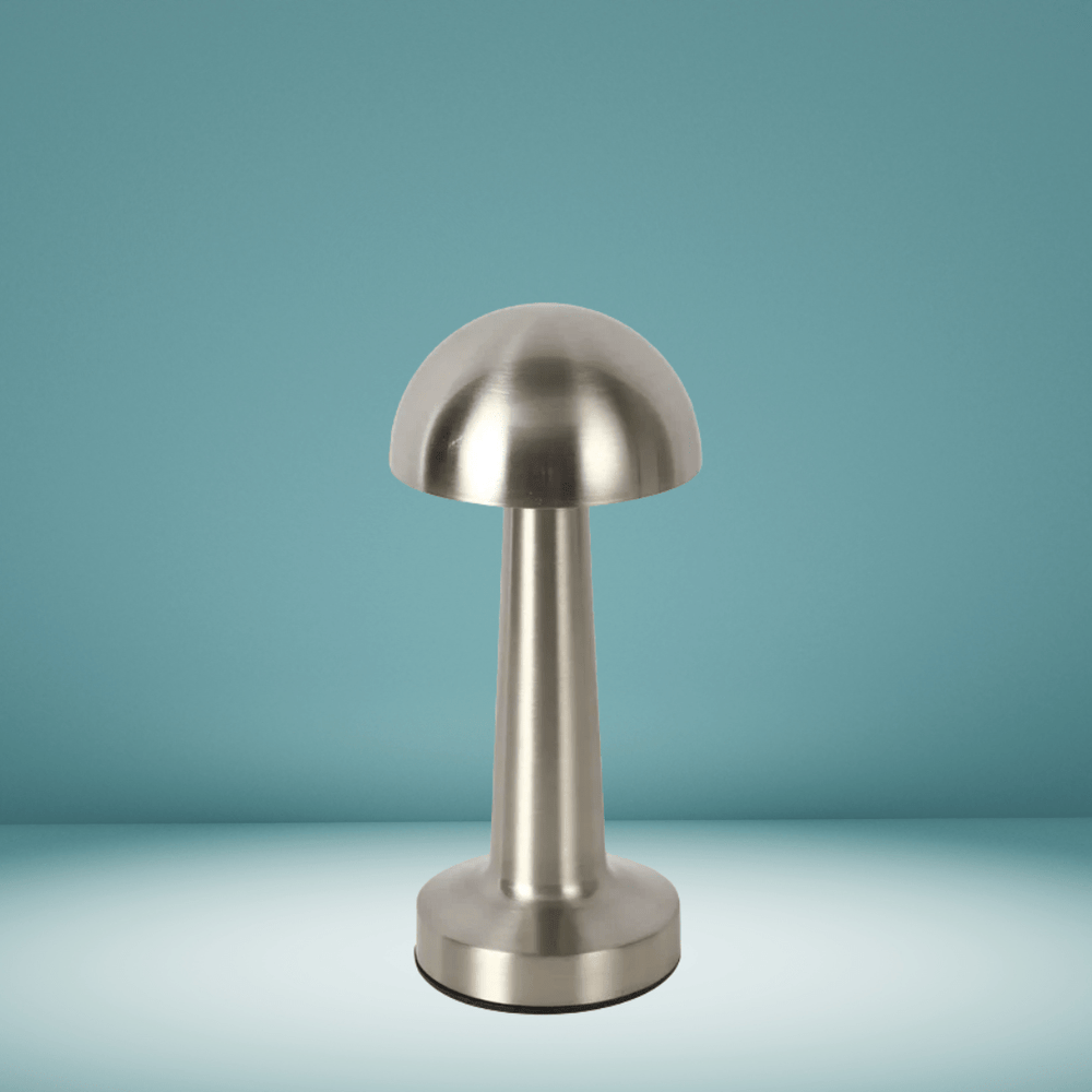 TKLD Table & Floor Lamps Rechargeable Steel Mushroom Table Lamp - 1.5W