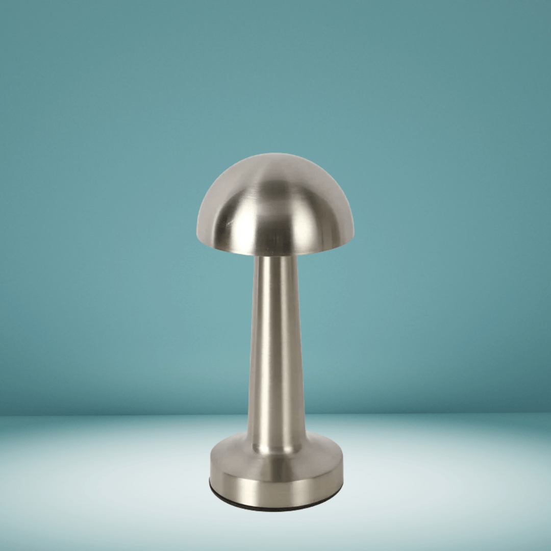 TKLD Table & Floor Lamps Rechargeable Steel Mushroom Table Lamp - 1.5W