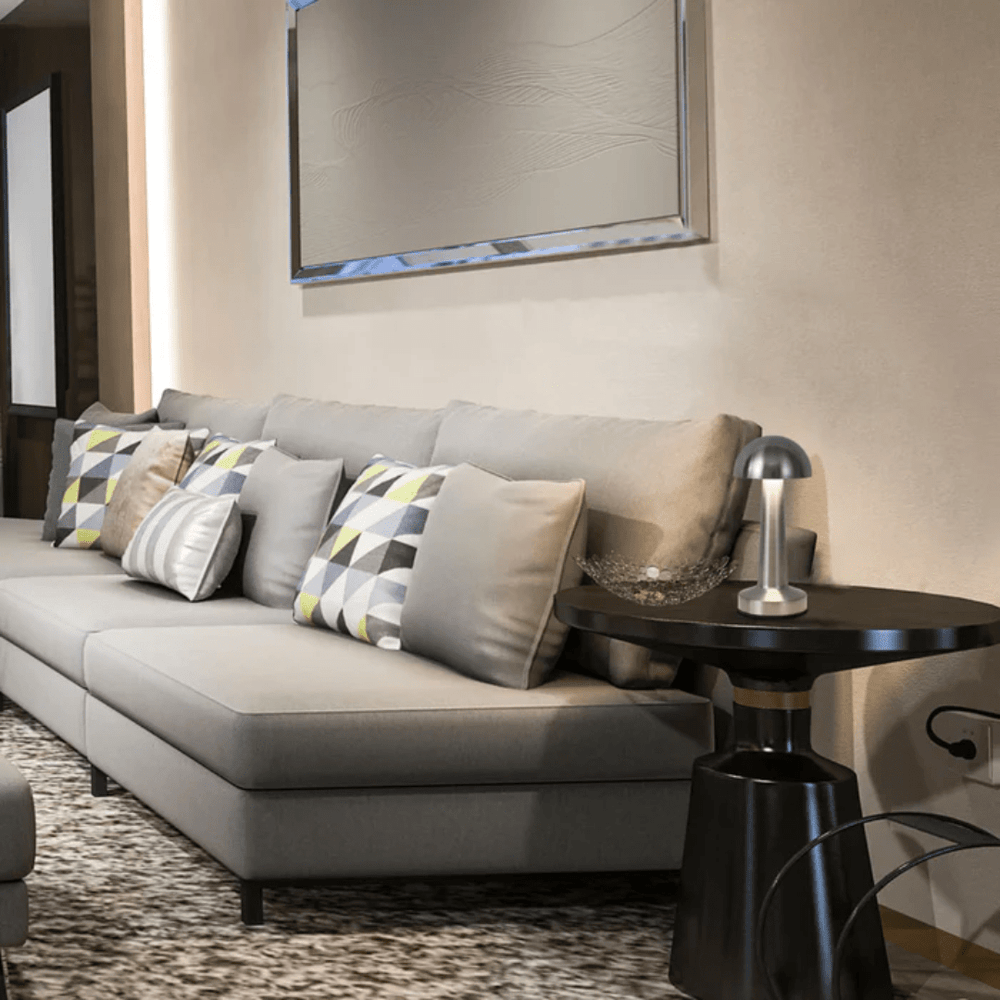 TKLD Table & Floor Lamps Rechargeable Steel Mushroom Table Lamp - 1.5W