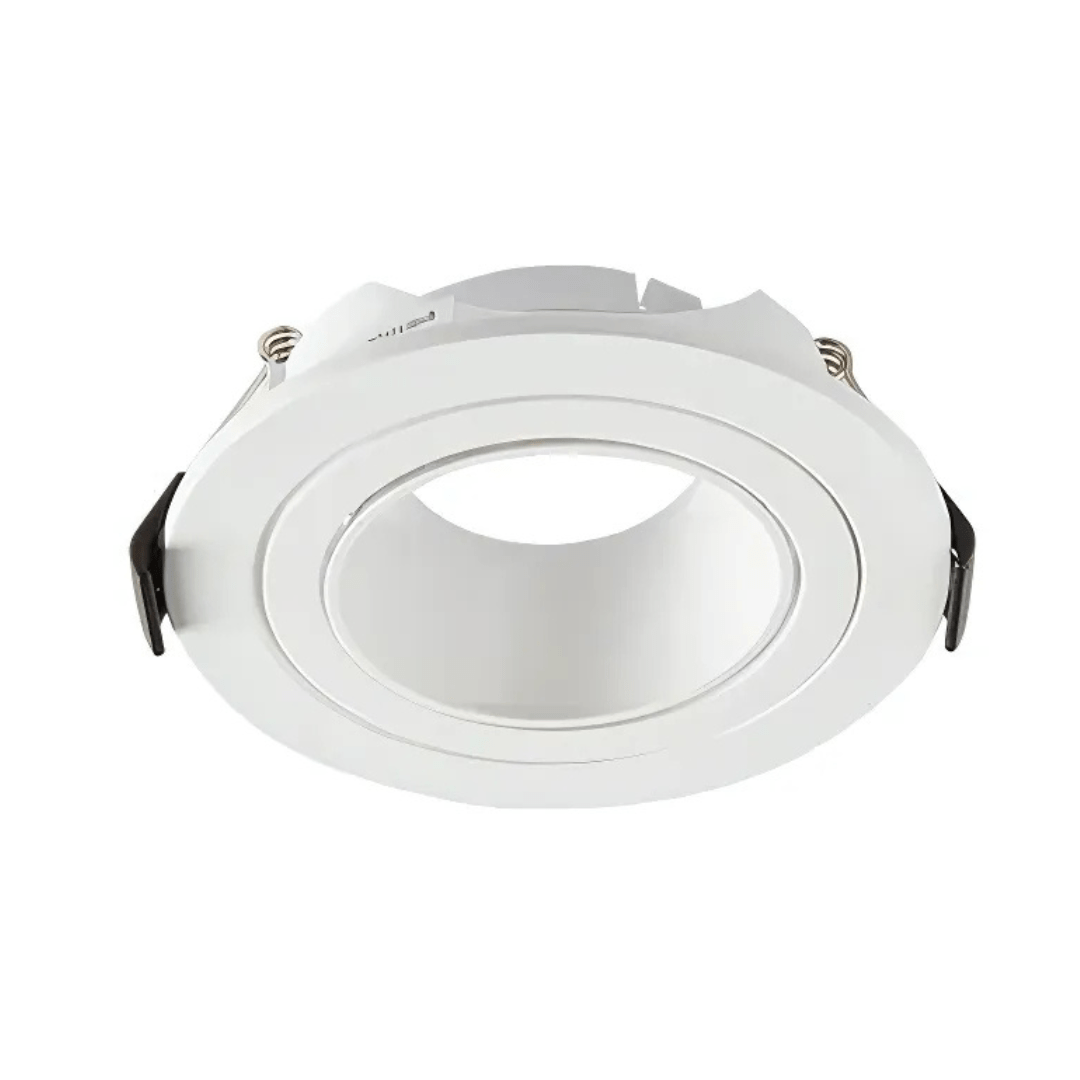 TKLD Ceiling Lights Round Polycarbonate Tilt Recessed Ceiling Light - GU10