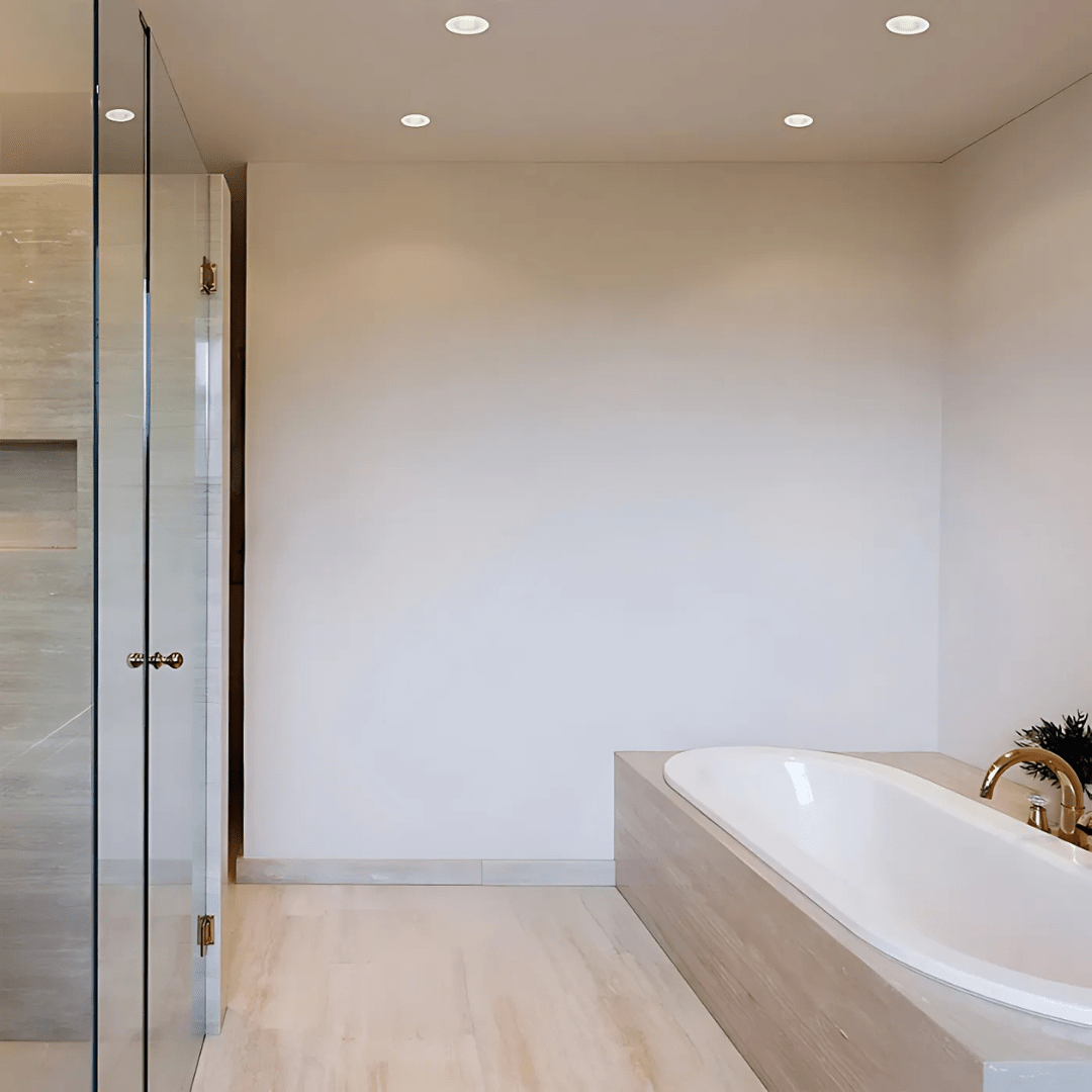 TKLD Ceiling Lights Round Polycarbonate Tilt Recessed Ceiling Light - GU10