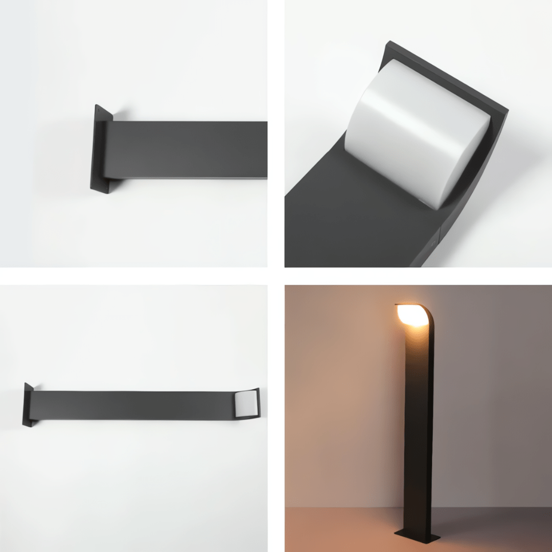 TKLD Outdoor Lighting Senza LED Outdoor Pathway Bollard Lawn Light - 7W