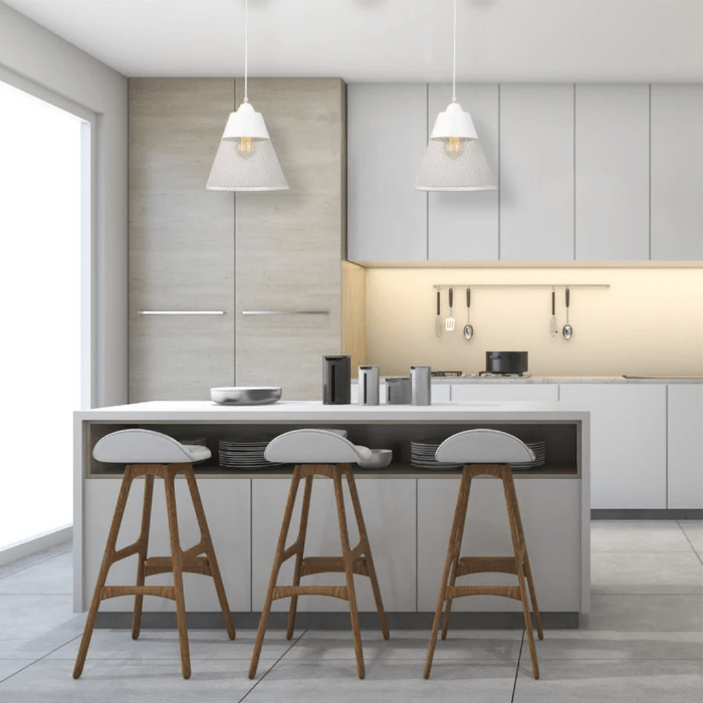 TKLD Pendant & Chandeliers Shuttlecock Mesh Basket Metal Funnel Pendant Ceiling Light