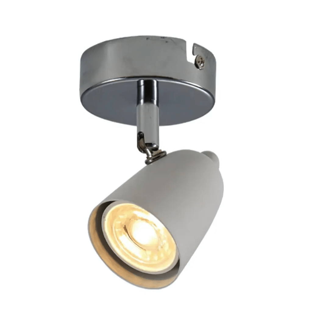 TKLD Wall & Sconce Lights Skurupp White Cone Rotatable GU10 Chrome Spotlight