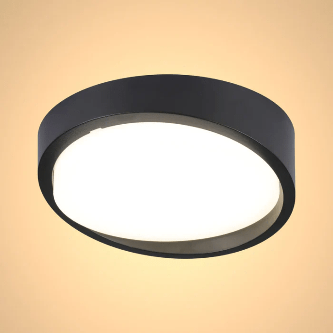 TKLD Wall & Sconce Lights Sleek Black LED Bulkhead Ceiling & Wall Light - 18W