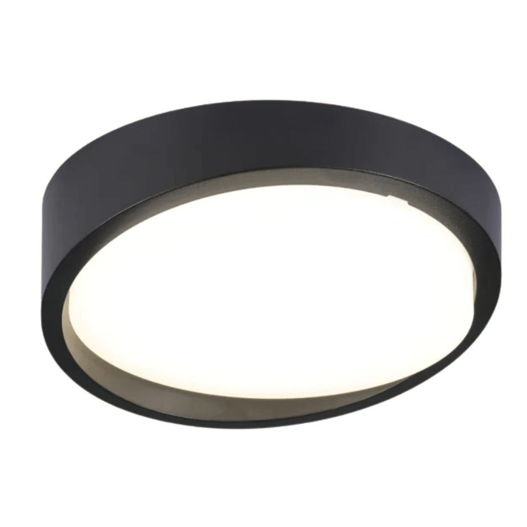 TKLD Wall & Sconce Lights Sleek Black LED Bulkhead Ceiling & Wall Light - 18W