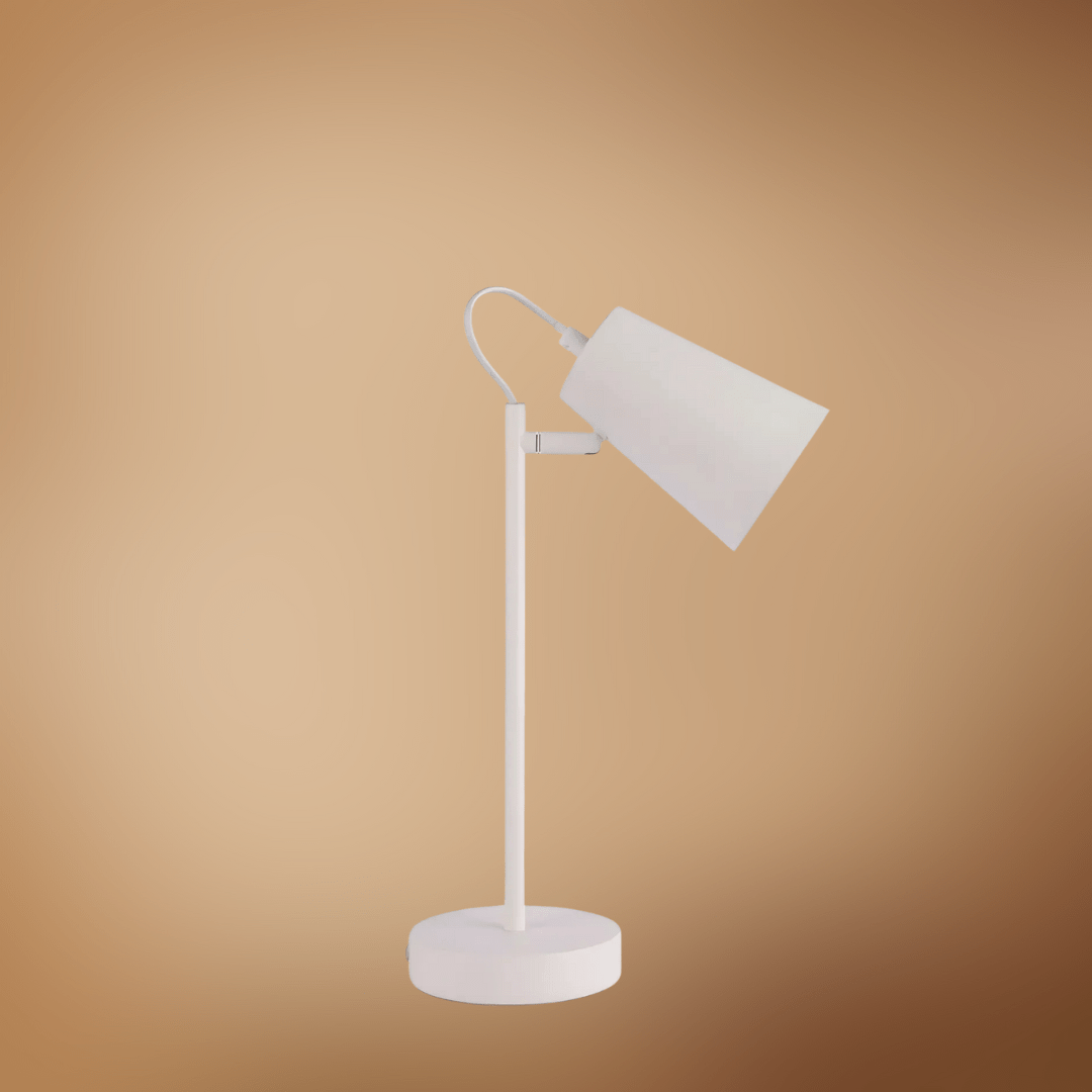 TKLD Table & Floor Lamps Sleek Cut Cone Desk Lamp In Vibrant Colours - 40W