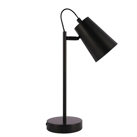 TKLD Table & Floor Lamps Sleek Cut Cone Desk Lamp In Vibrant Colours - 40W